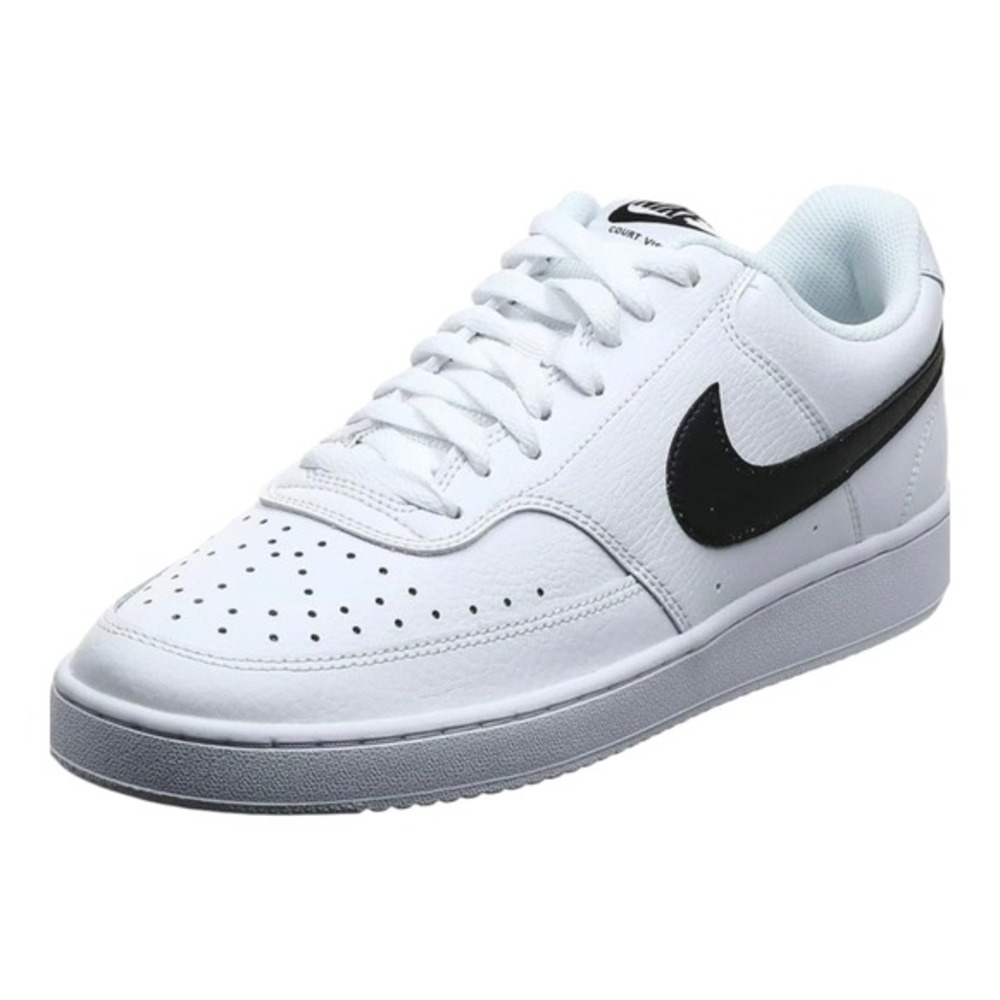 Nike Men's Court Vision Low Next Nature Sneakers, White/Black, Size‎ 12 New - Picture 15 of 15